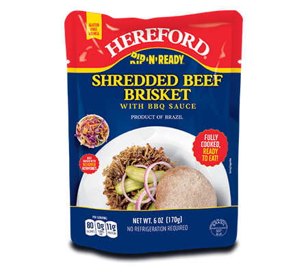 Image for 6oz. Hereford Rip 'N' Ready Shredded Beef Brisket with Beef Broth