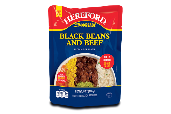 8oz. Black Beans and Beef