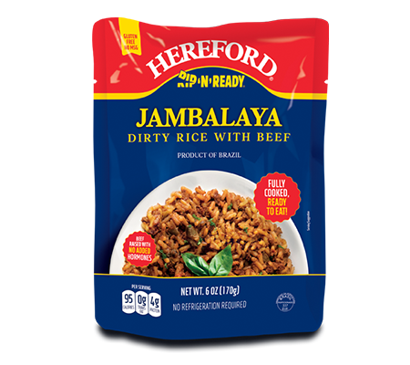 Image for 6oz. Hereford Rip 'N' Ready Jambalaya Dirty Rice with Beef