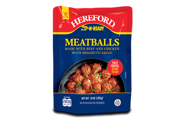 10oz. Beef and Chicken Meatballs with Sauce
