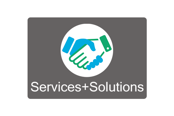 Services and Solutions button